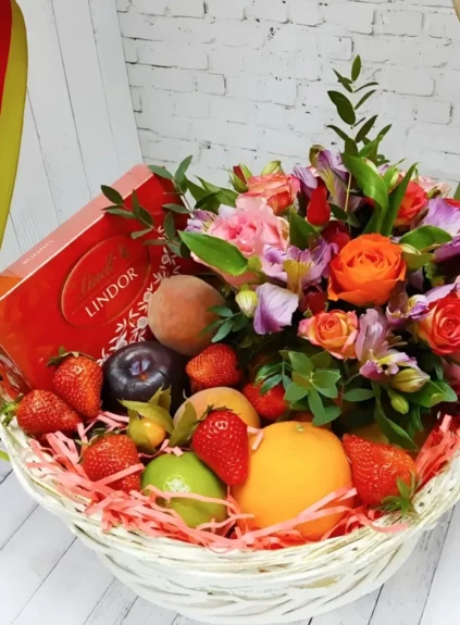 Фруктово-шоколадный букет