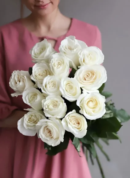 Букет из 15 роз 60 см
