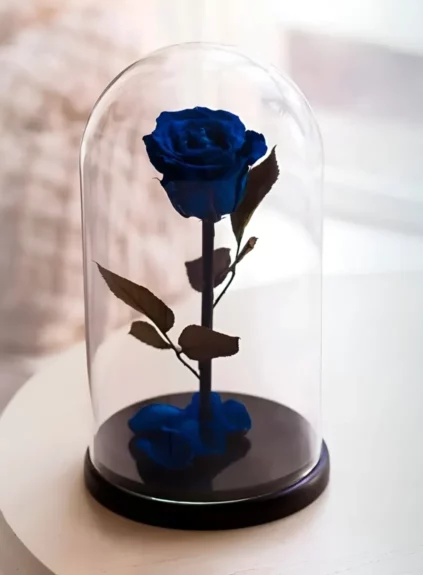 Синяя роза в колбе (small)